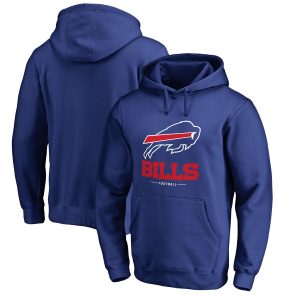 Buffalo Bills Team Lockup Pullover Hoodie – Royal