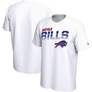 Buffalo Bills Nike Sideline Line of Scrimmage Legend Performance T-Shirt – White