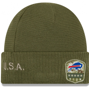 Buffalo Bills New Era 2019 Salute to Service Sideline Cuffed Knit Hat – Olive